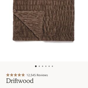 Lola Driftwood Brown Faux Fur Throw